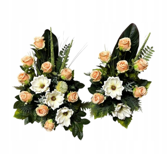 Elegantný Náhrobný Súbor s Kyticou do Vázy - Rukoväť, Odolnosť